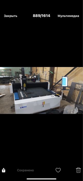 Волоконний лазер Gweike LF3015E 1500 Вт