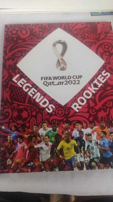 Caderneta Especial com todos os Cromos Legends mundial 2022 catar