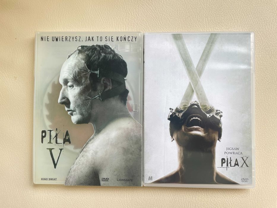 Filmy DVD  PIŁA 5 i 10 SAW V i X Lektor PL.