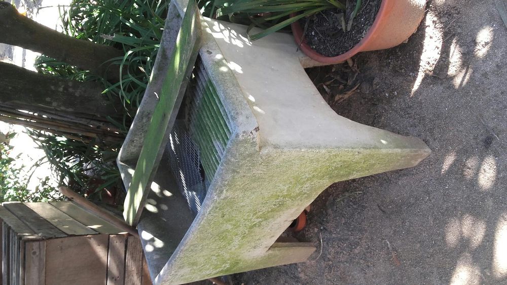 Tanque cimento usado