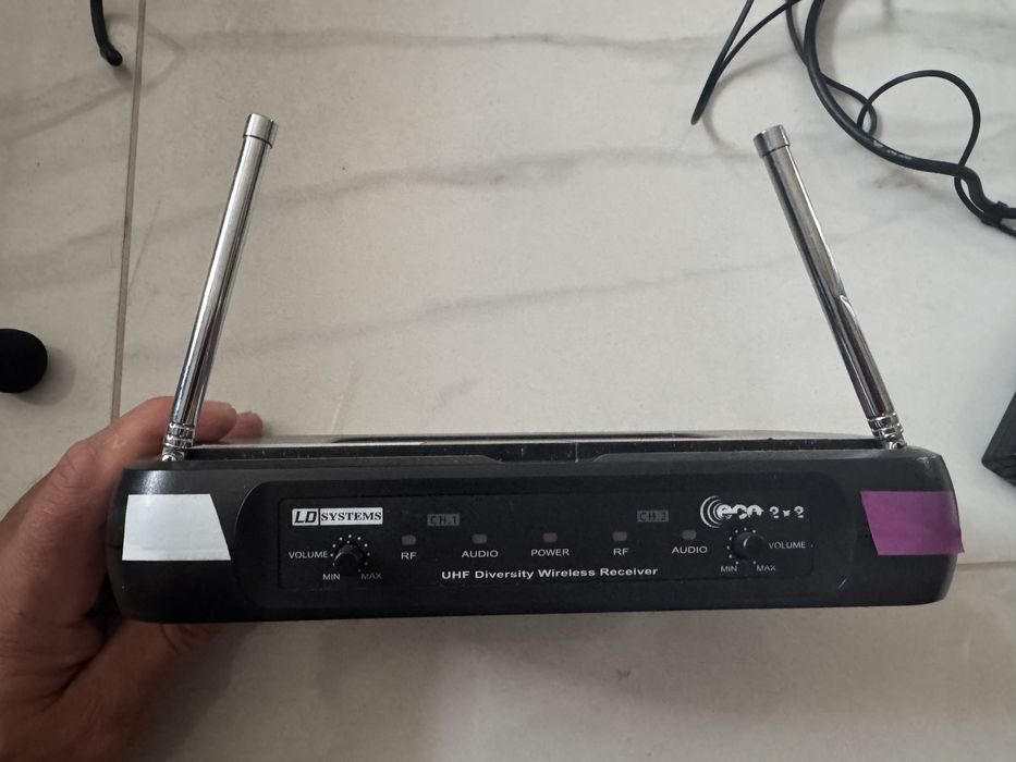 LD Systems eco 2x2 bezprzewodowy system mikrofonowy