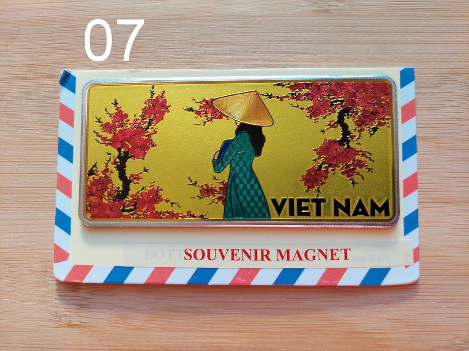 Wietnam - magnes na lodówkę - wzór 07