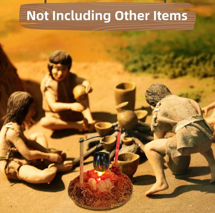 Akcesoria do ogniska świątecznego Johiux Gnome LED