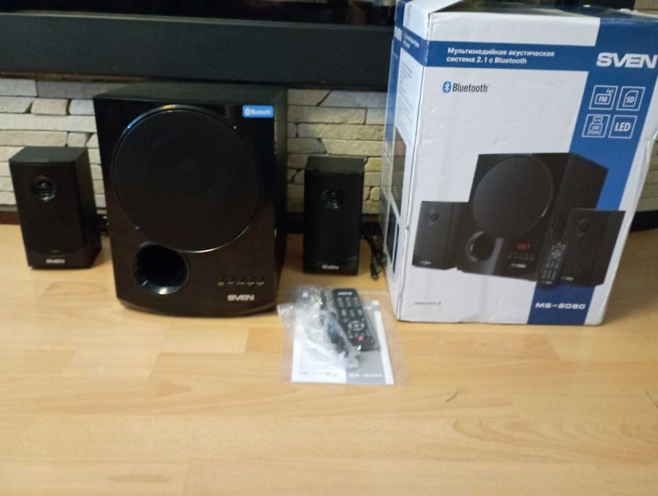 Колонки 2.1 SVEN MS-2080 Bluetooth (USB, SD, FM)