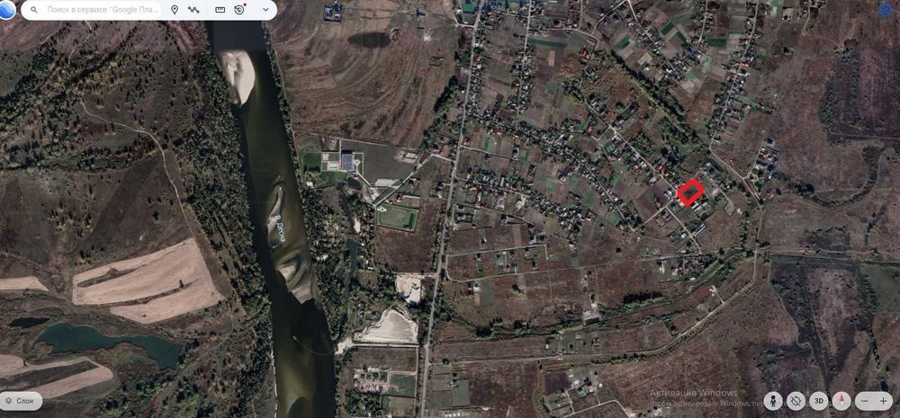 Продам Шикарну Ділянку в Рожнах 24 сотки Кутова Ділиться  РІЧКА ДЕСНА