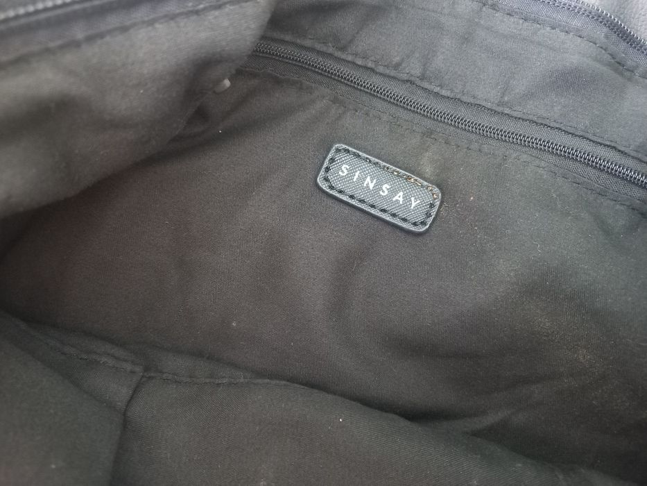 Torba shoper Sinsay czarna