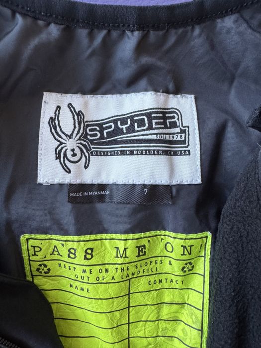Spodnie kurtka narciarska Spyder 7 lat 122