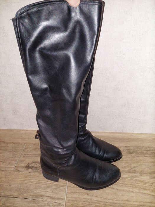 Шкіряні чоботи єврозима 37 розмір