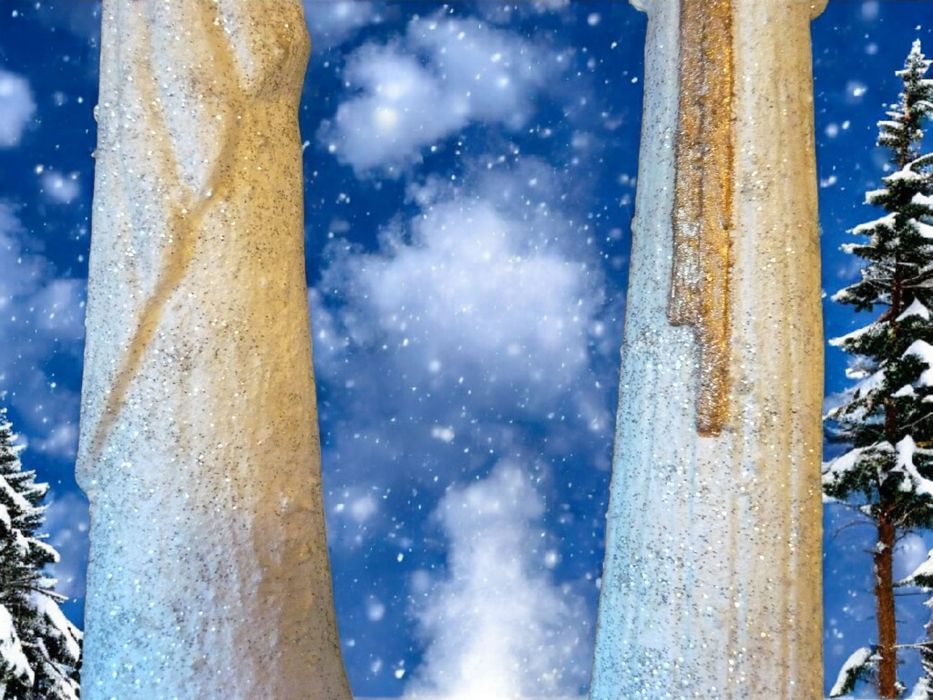 Três Anjos Altos Estilizados