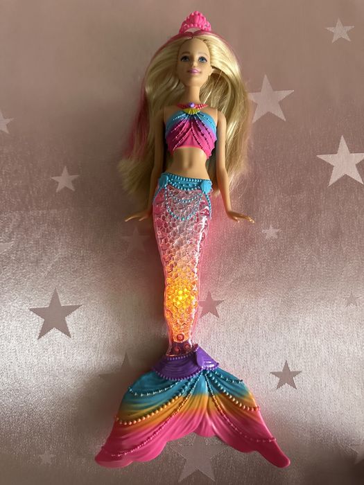 Лялька Barbie «Русалонька яскраві вогники» Rainbow Lights Mermaid