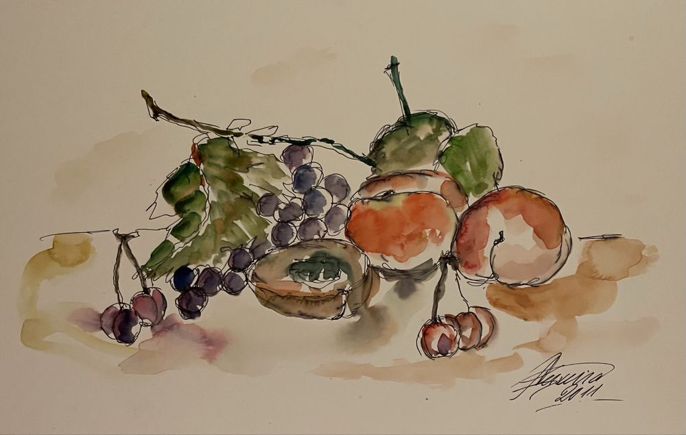 Aguarelas (2) 2010, Ribeiro