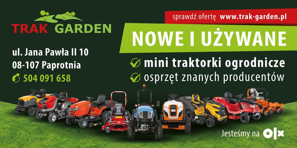 traktorek kosiarka 200szt. na placu RATY 0%  GWARANCJA  TRANSPORT