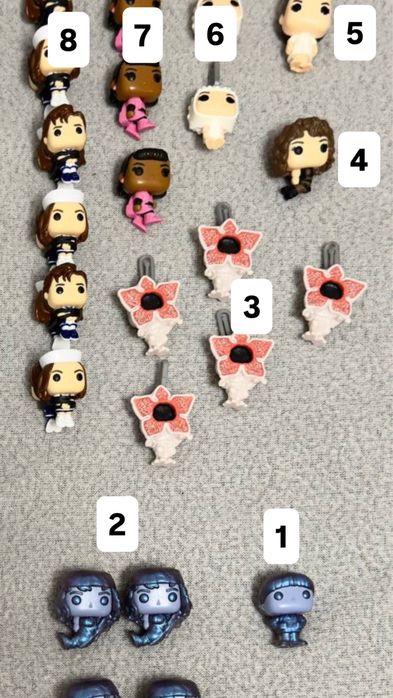 Кіндер Дивні Дива, stranger things Іграшки Фігурки Funko PoP