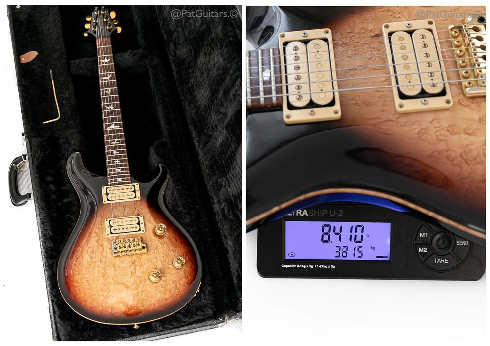 1989 PRS Custom 24 Brazilian Burl 10 Top