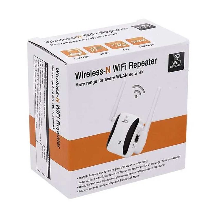KP300 WiFi Repeater2.4 GHz Wi-F 300 Mbps Ultraboost Punkt dostępu
