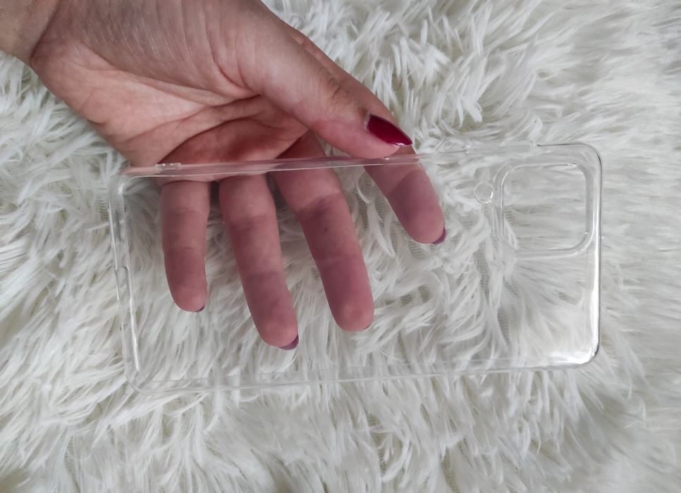 Śliczne Etui silikonowe transparentne Samsung Galaxy M53 przezroczyste