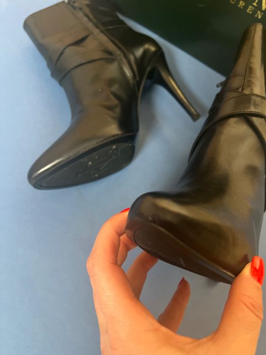 Продам оригінальні шкіряні ботильйони Ralph Lauren