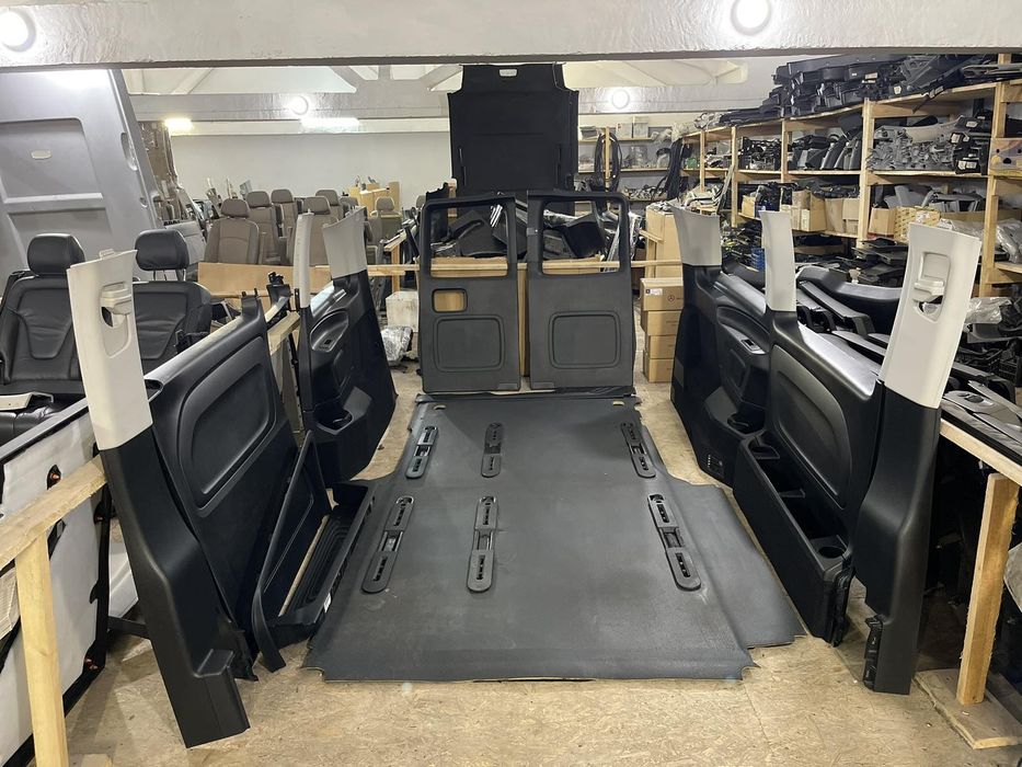 Салон пластик карти потолок підлога віто вито Mercedes Vito V-Class