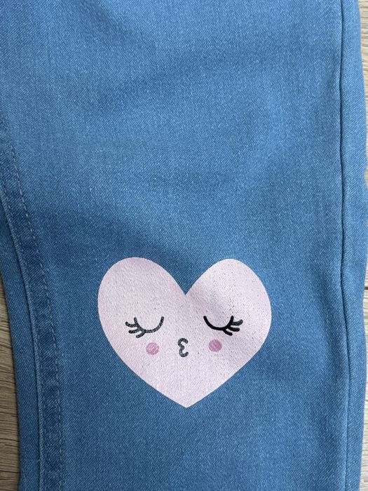 Nowe legginsy miekki jeans 140 sinsay