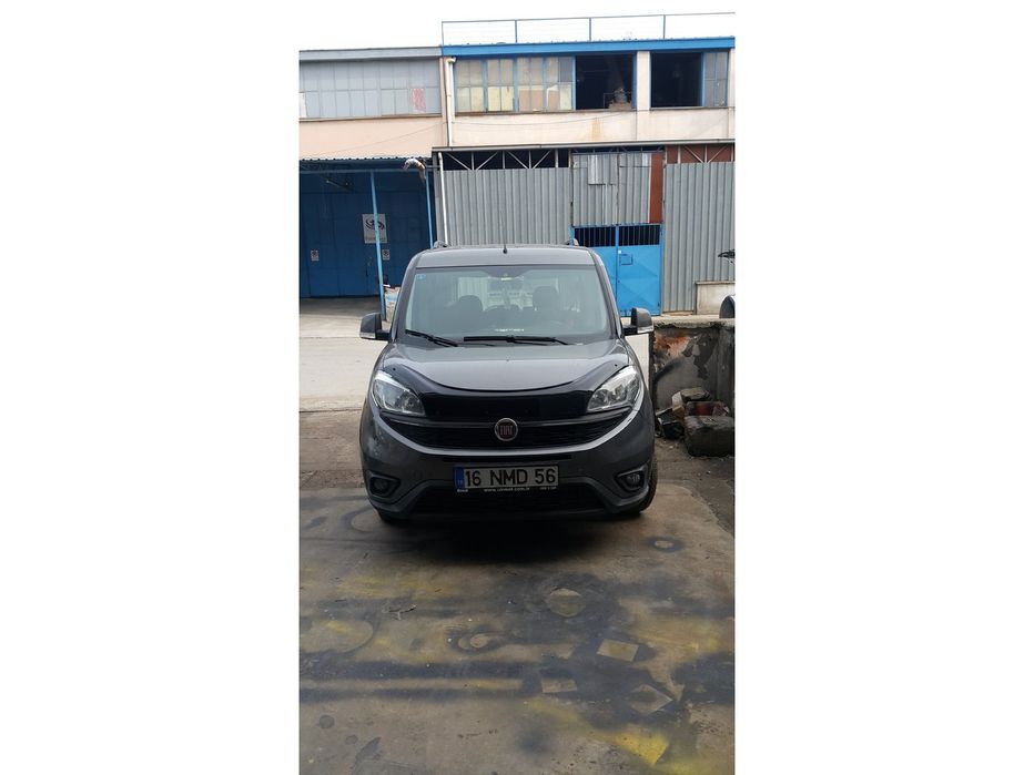 Fiat Doblo II 2010-2022 рр. Дефлектор капота EuroCap (2015+)