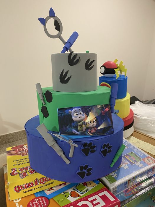 Bolo de aniversario Papel EVA