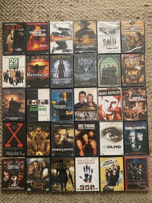 Lote com cerca de 164 dvs originais