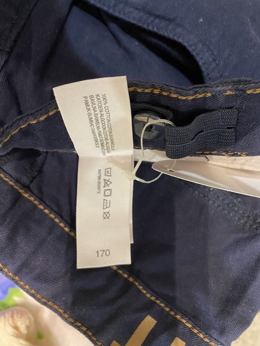 Штани C&A нові,на хлопчика,темно сині Cotton р.170