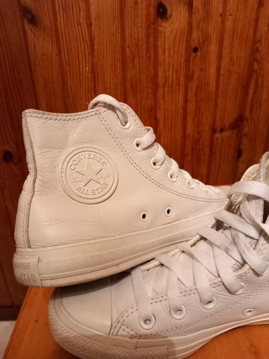 Skórzane trampki Converse rozm 39