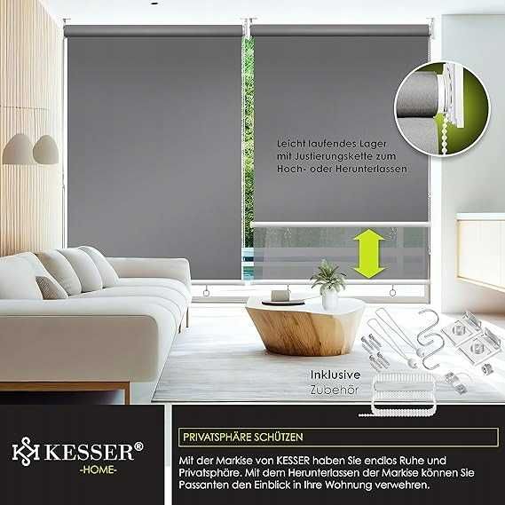 Roleta półzaciemniające Kesser 140 cm x 240 cm (1249
