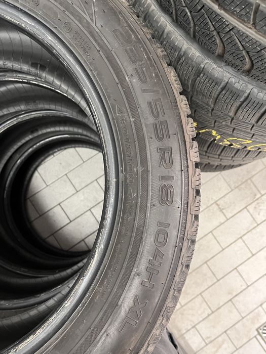 4 Opony zimowe 7mm Nokian 235/55R18 104H
