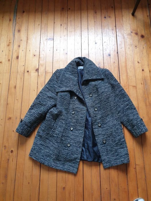 Płaszcz wełniany XXL rozm 48