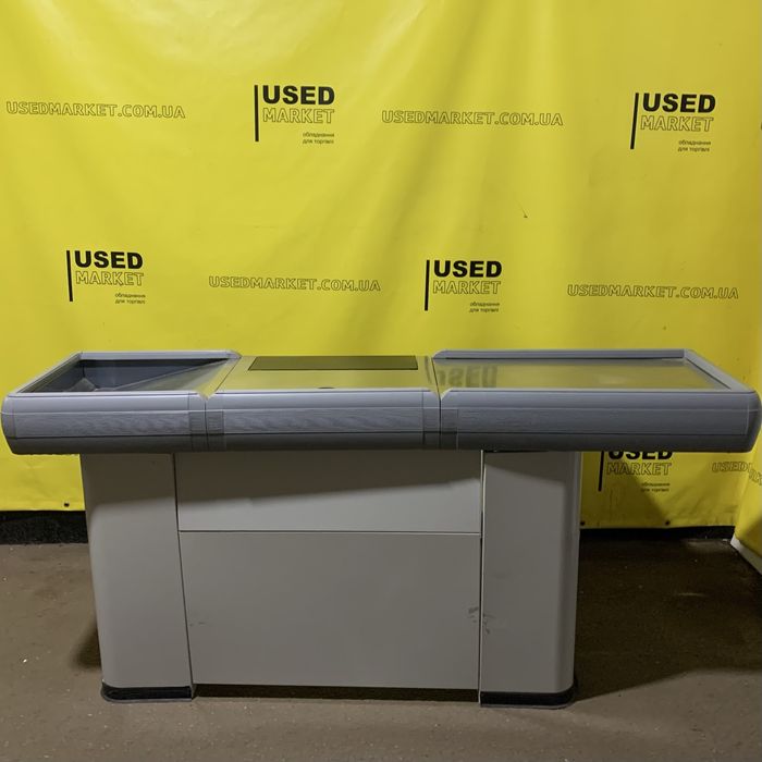 Касовий бокс Модерн 1800, бу, каса є багато, світло сірий