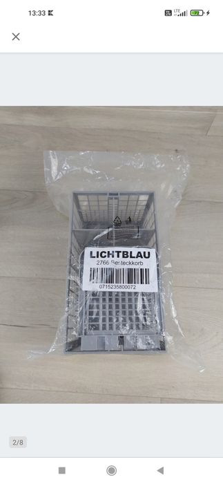 Lichtblau Koszyk na sztućce do zmywarki 24 x 14 cm OUTLET

Nowy.

Opak