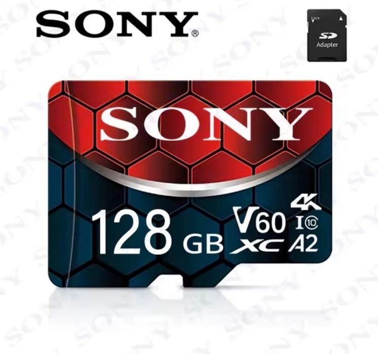 Флешка картка памʼяті Memory Card Sony A2 128 gb + Micro SD Adapter