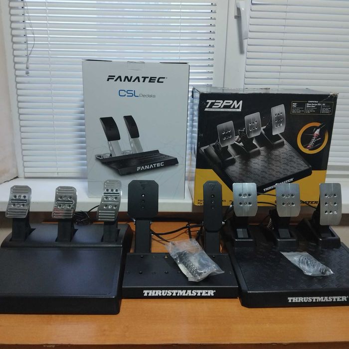 Пружины и педали Thrustmaster.Fanatec