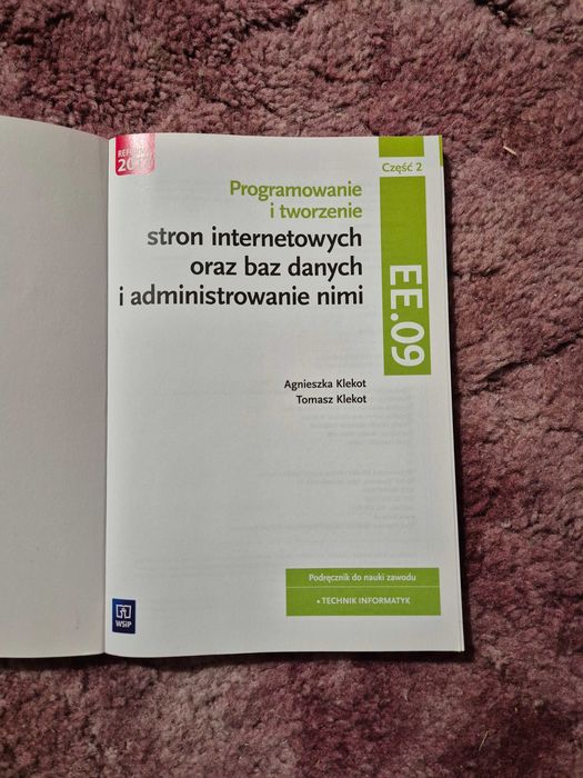 EE.09 - Programowanie i tworzenie stron internetowych. EE.09 - Część 2