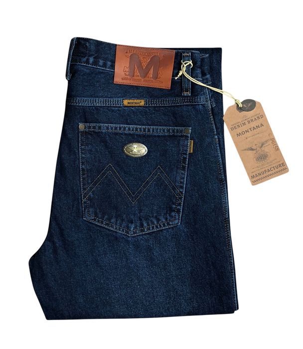 Джинси чоловічі Montana Hamburg Original  36, 38 Темно-сині Прямі (не тягнуться)