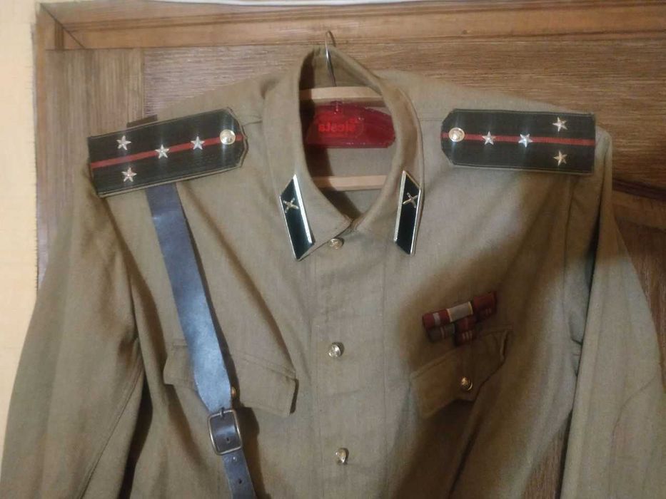 Форма капитана артиллериста ВС СССР Комплект Китель, Галифе, Ремень: 1 ...