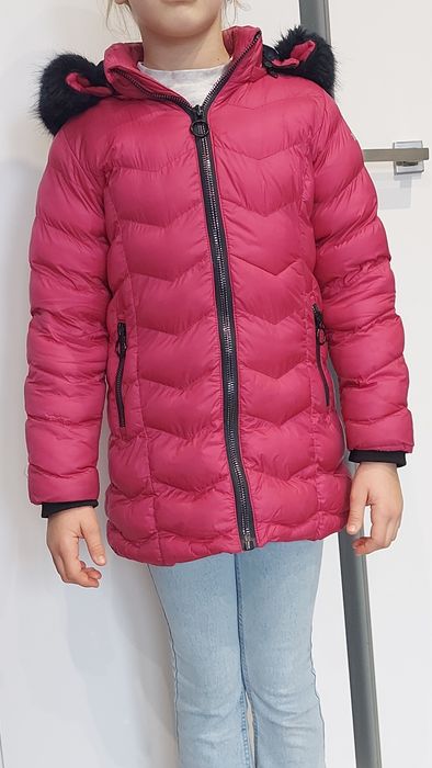 Kurtka zimowa dziewczęca 128