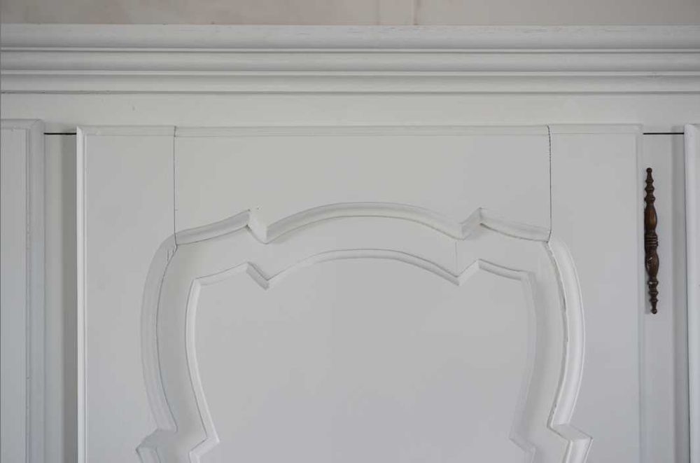 biała szafa ludwikowska ludwik antyki stara drewniana shabby chic
