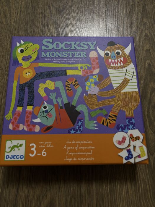 Djeco шкарпетковий монстр настільна гра