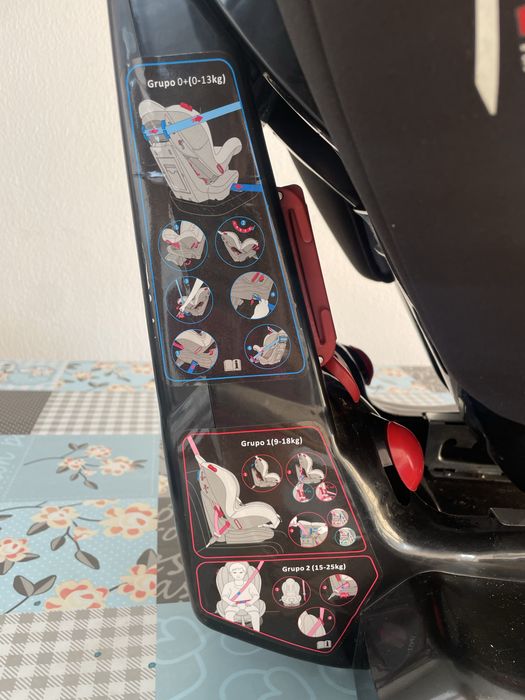 Cadeira auto grupo 0+ até grupo 2