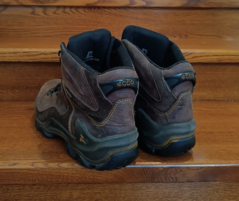 Buty Ecco Terra Evo Gore-Tex Skórzane Trekkingi Wodoodporne Outdoor