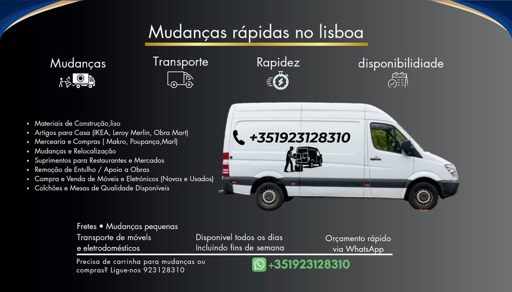 Mudanças e transporte464082369700833280