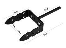 Podpora podstawa słupa przykręcana regulowana SOLIDNA kotwa  wspornik