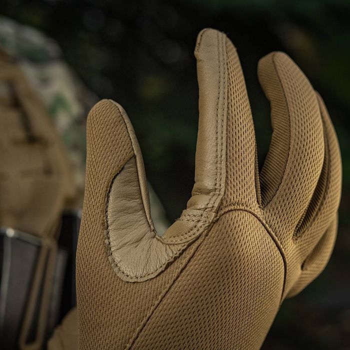 M-TAC рукавички SCOUT TACTICAL MK.2 шкіряні койот, мультикам