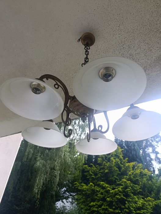 Бронзовая люстра