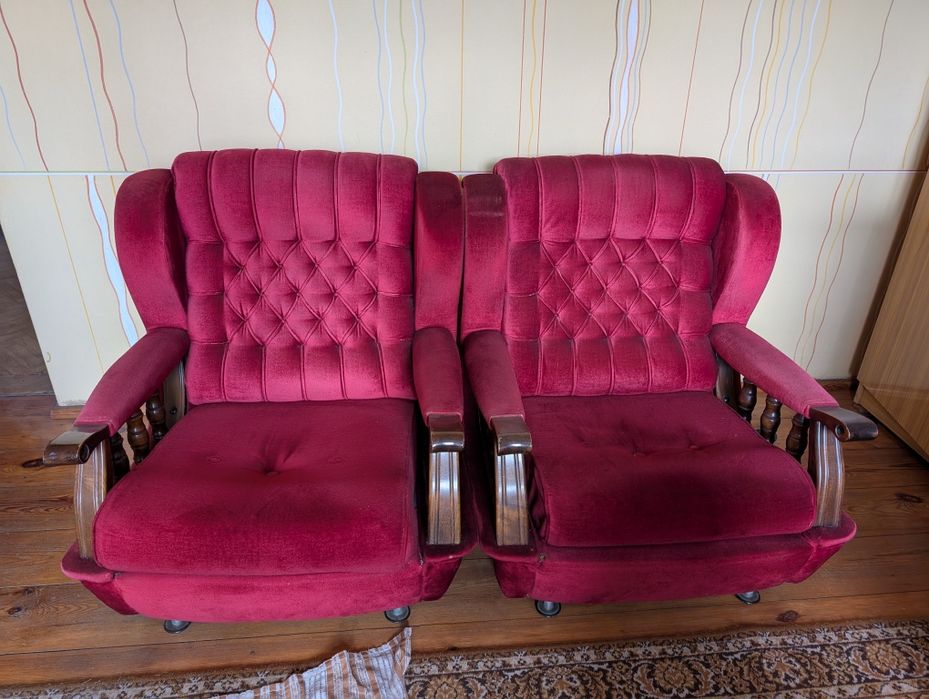 Fotele z kompletu Jadwiga