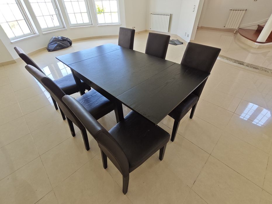 Mesa jantar + 6 cadeiras