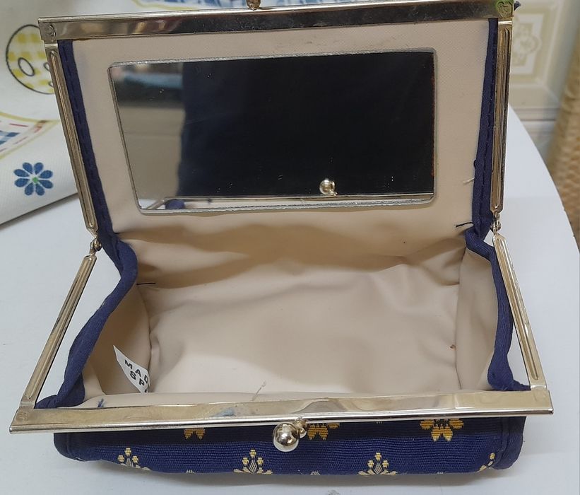 Bolsa vintage para maquilhagem - Bom estado